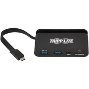 Tripp Lite by Eaton U460-T04-2A2C-2 USB 3.1 C Hub, 10 Gbps, Black - U460-T04-2A2C-2