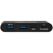 Tripp Lite by Eaton U460-T04-2A2C-2 USB 3.1 C Hub, 10 Gbps, Black - U460-T04-2A2C-2