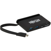 Tripp Lite by Eaton U460-T04-2A2C-2 USB 3.1 C Hub, 10 Gbps, Black