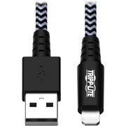 Tripp Lite series Heavy-Duty USB Sync/Charge Cable with Lightning Connector, 10 ft. (3 m)