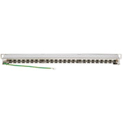 Tripp Lite by Eaton N252-024-HU-SHK Cat6 24-Port Patch Panel, 0.5U - N252-024-HU-SHK