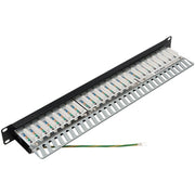 Tripp Lite by Eaton N252-024-SH-K Cat6 24-Port Patch Panel, 1U - N252-024-SH-K