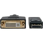 Tripp Lite by Eaton P134-001-GC DisplayPort to DVI Cable Adapter - M/F, Black, 1 ft. - P134-001-GC