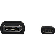 Tripp Lite by Eaton U444-006-DP-BE USB-C to DisplayPort Adapter, M/M, Black, 6 ft. - U444-006-DP-BE