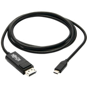Tripp Lite by Eaton U444-006-DP-BE USB-C to DisplayPort Adapter, M/M, Black, 6 ft. - U444-006-DP-BE
