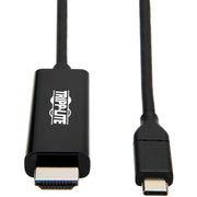 Tripp Lite by Eaton U444-006-H4K6BE USB-C to HDMI Adapter, M/M, Black, 6 ft.