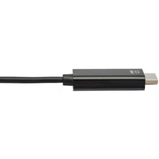 Tripp Lite by Eaton U444-006-H4K6BE USB-C to HDMI Adapter, M/M, Black, 6 ft. - U444-006-H4K6BE