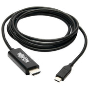 Tripp Lite by Eaton U444-006-H4K6BE USB-C to HDMI Adapter, M/M, Black, 6 ft. - U444-006-H4K6BE