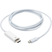 Tripp Lite by Eaton U444-006-H4K6WE USB-C to HDMI Adapter, M/M, White, 6 ft. - U444-006-H4K6WE