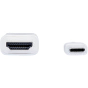 Tripp Lite by Eaton U444-006-H4K6WE USB-C to HDMI Adapter, M/M, White, 6 ft. - U444-006-H4K6WE