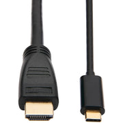 Tripp Lite by Eaton U444-015-H4K6BM USB-C to HDMI Adapter, M/M, Black, 15 ft.