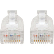 Tripp Lite by Eaton Cat6 UTP Patch Cable (RJ45) - M/M, Gigabit, Snagless, Molded, Slim, Black, 8 in - N201-S8N-BK