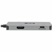 Tripp Lite by Eaton USB 3.1 C Adapter with PD Charging, Gray - U444-06N-H3U-C