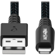 Tripp Lite by Eaton Heavy-Duty USB-A to Lightning Cable (M/M), Gray, 6 ft. (1.8 m) - M100-006-GY-MAX