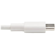 Tripp Lite by Eaton USB-C to Lightning Cable (M/M), White, 3 ft. (0.9 m) - M102-003-WH