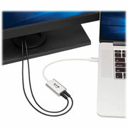 Tripp Lite by Eaton USB-C to 3.5 mm Stereo Audio Adapter - USB 2.0, Silver - U437-002