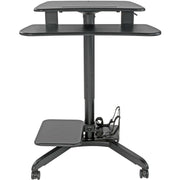 Tripp Lite by Eaton Rolling Desk TV/Monitor Cart - Height Adjustable - WWSSRDSTC