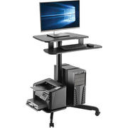 Tripp Lite by Eaton Rolling Desk TV/Monitor Cart - Height Adjustable - WWSSRDSTC