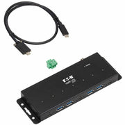 Tripp Lite by Eaton U460-4A3C-IND 7-Port Industrial-Grade USB 3.1 Gen 2 Hub - U460-4A3C-IND