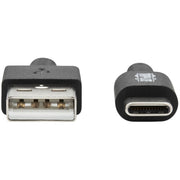 Tripp Lite by Eaton U038-003-GY-MAX Heavy-DutyUSB-A to USB-C Cable (M/M), Gray, 3 ft. (0.9 m) - U038-003-GY-MAX