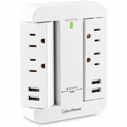 CyberPower Home Office 4-Outlet Surge Suppressor/Protector - P4WSU