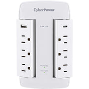 CyberPower Professional 6-Outlet Surge Suppressor/Protector - CSP600WSURC5