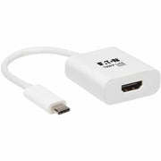 Tripp Lite by Eaton USB-C 3.1 to HDMI 4K Adapter - M/F, White