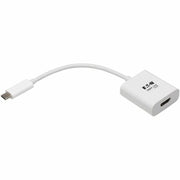 Tripp Lite by Eaton USB-C 3.1 to HDMI 4K Adapter - M/F, White - U444-06N-HDR-W