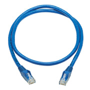 N201P-003-BL_Tripp Lite by Eaton Cat6 Snagless UTP Network Patch Cable (RJ45 M/M), Blue, 3 ft.