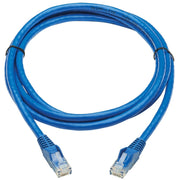 Tripp Lite by Eaton Cat6 UTP Patch Cable (RJ45) - M/M, PoE, Gigabit, Snagless, CMR-LP, Blue, 6 ft. - N201P-006-BL