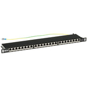 Tripp Lite by Eaton N252A-024-HUSHK Cat6a 24-Port Patch Panel, 0.5U