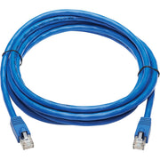 Tripp Lite by Eaton Cat6a 10G-Certified Snagless F/UTP Network Patch Cable (RJ45 M/M), Blue, 10 ft.