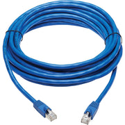 Tripp Lite by Eaton Cat6a 10G-Certified Snagless F/UTP Network Patch Cable (RJ45 M/M), Blue, 20 ft.