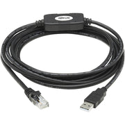 Tripp Lite by Eaton U009-010-RJ45-X USB to RJ45 Rollover Console Cable (M/M), Black, 10 ft. - U009-010-RJ45-X
