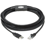 Tripp Lite by Eaton U009-015-RJ45-X USB to RJ45 Rollover Console Cable (M/M), Black, 15 ft. - U009-015-RJ45-X