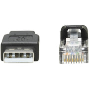 Tripp Lite by Eaton U009-015-RJ45-X USB to RJ45 Rollover Console Cable (M/M), Black, 15 ft. - U009-015-RJ45-X