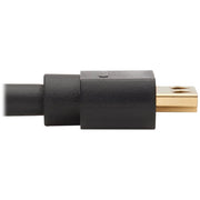 Tripp Lite by Eaton P582-015-4K6AE DisplayPort to HDMI 4K Cable - M/M, 15 ft., Black - P582-015-4K6AE