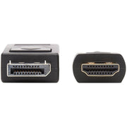 Tripp Lite series P582-020-4K6AE DisplayPort to HDMI 4K Cable - M/M, 20 ft., Black - P582-020-4K6AE