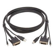 P784-006_Tripp Lite by Eaton P784-006 DVI KVM Cable Kit, 3 in 1 (M/M), 6 ft