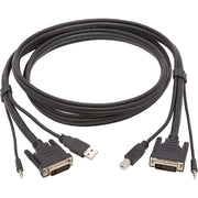 Tripp Lite by Eaton P784-006 DVI KVM Cable Kit, 3 in 1 (M/M), 6 ft