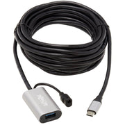 Tripp Lite by Eaton U330-05M-C2A USB-C Active Extension Cable, USB-C to USB-A (M/F), 16 ft. (5 m) - U330-05M-C2A