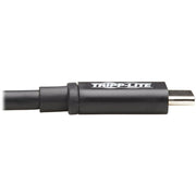 Tripp Lite by Eaton Thunderbolt 3 Cable, M/M, 0.5 m, Black - MTB3-00M5-5A-B