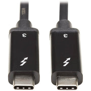 Tripp Lite by Eaton Thunderbolt 3 Cable, M/M, 1 m, Black - MTB3-01M-5A-AB