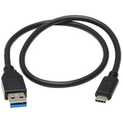 Tripp Lite by Eaton U428-20N USB Type-C to USB Type-A Cable, M/M, 20 in. - U428-20N