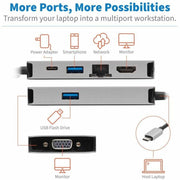 Tripp Lite by Eaton U442-DOCK6-GY Docking Station - U442-DOCK6-GY