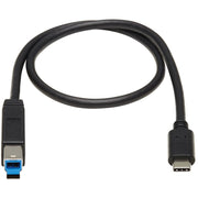 Tripp Lite by Eaton U422-20N-G2 USB-C 3.1 Gen 2 to USB 3.0 Type-B Cable (M/M), 20 in - U422-20N-G2