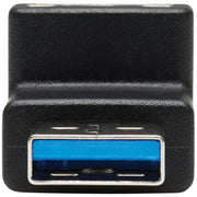 Tripp Lite by Eaton USB 3.0 SuperSpeed Adapter - USB-A to USB-A, M/F, Down Angle, Black - U324-000-DN