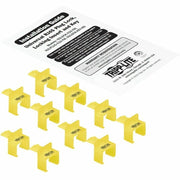 Tripp Lite by Eaton Universal RJ45 Plug Locks, Yellow, 10 Pack - N2LOCK-010-YW