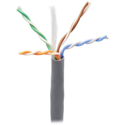 Tripp Lite by Eaton Cat6 Ethernet Cable - CMP-LP 0.5A Plenum, Gray, 1000 ft. - N224-01K-GY-LP5