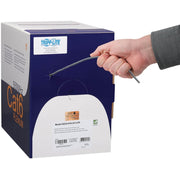 Tripp Lite by Eaton Cat6 Ethernet Cable - CMP-LP 0.5A Plenum, Gray, 1000 ft. - N224-01K-GY-LP5